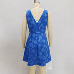 Load image into Gallery viewer, High Waist Jacquard Camisole Dress Women Elegant N5A914