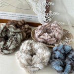 Load image into Gallery viewer, Zebra Plush Scrunchy Women Animal Print Hair Tie S5P785