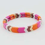 Load image into Gallery viewer, Enamel Arrowhead Bracelet Alloy Elastic Cord S5P208