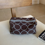Load image into Gallery viewer, Vintage Embroidered Cotton Cosmetic Pouch N6J265