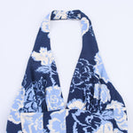 Load image into Gallery viewer, Fashion Vacation Printed Halter Midi Dress Women N6A037