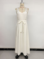 Load image into Gallery viewer, High Slit Sleeveless Slip Dress Women N6B052