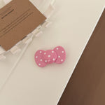 Load image into Gallery viewer, Sweet Polka Dot Hair Clip Acetate Smooth No Snag Snap N6F063