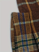 Load image into Gallery viewer, Brown Plaid Jumpsuit Women High Waist Wide N5A899