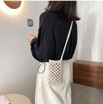 Load image into Gallery viewer, Woven Crossbody Phone Bag Cotton Rope Shoulder Purse N6G087