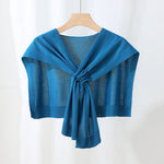 Load image into Gallery viewer, Knit Draping Shawl Lightweight M5A243
