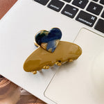 Load image into Gallery viewer, Acetate Heart Med Shark Clip Multi Color Women S5P959