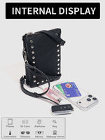 Load image into Gallery viewer, Rivet Mini Crossbody Phone Bag Women N6C030