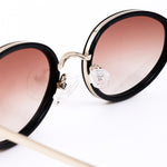 Load image into Gallery viewer, Metal Frame Oval Sunglasses Women N6B216