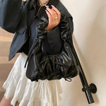 Load image into Gallery viewer, Bow Accent Underarm Bag PU Polyester S5P289