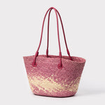 Load image into Gallery viewer, Hand Woven Rattan Tote Bag Beach Women N6C303