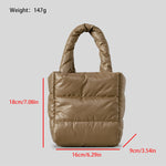 Load image into Gallery viewer, Lightweight Nylon Puffer Bag Women S5P792