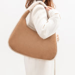 Load image into Gallery viewer, Fluffy PU Shoulder Bag Women Medium Underarm S5P652