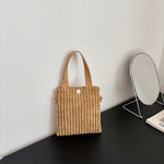 Load image into Gallery viewer, Corduroy Mini Envelope Bag Lightweight Crossbody S5P702