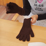 Load image into Gallery viewer, Pure Wool Touchscreen Gloves Women Solid Color S5P667