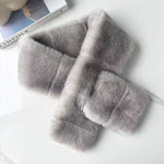 Load image into Gallery viewer, Unisex Plush Crossed Neck Warmer Scarf N6J130