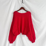 Load image into Gallery viewer, Reversible Bow Tie Cardigan Short Crochet Knit Front N5A840