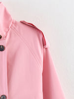 Load image into Gallery viewer, Loose Belted Double-Breasted Stand Collar Coat Women N6H125