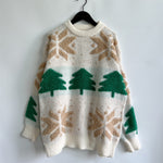 Load image into Gallery viewer, Christmas Tree Jacquard Pullover Sweater Women N5A632