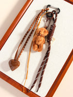 Load image into Gallery viewer, Handmade Creative Heart Bow Bag Charm Keychain S5P938