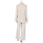 Load image into Gallery viewer, Beige Brushed Fleece Pajama Set Women N5A825
