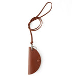 Load image into Gallery viewer, Top Grain Leather Neck Key Glasses Pouch Women S5P934