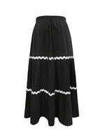 Load image into Gallery viewer, Ruffle Hem Boho Maxi Skirt Women N6C254