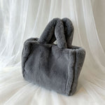 Load image into Gallery viewer, Women's Plush Large Tote Handbag N6J176