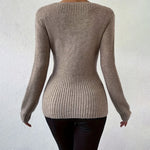Load image into Gallery viewer, Slim Fit Knit Top Women Multiple Colors N5A588