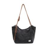 Load image into Gallery viewer, Denim Shoulder Tote Adjustable Carry S5P336