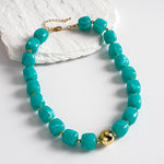 Load image into Gallery viewer, Oversized Acrylic Ombre Geometric Choker Artistic N6H060