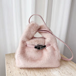 Load image into Gallery viewer, Faux Mink Fur Bucket Bag Women Sleeveless Vest Style S5P747