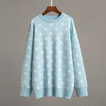 Load image into Gallery viewer, Sailboat Print Knit Sweater Women Multiple Colors N5A539