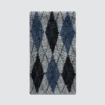 Load image into Gallery viewer, Diamond Pattern Wool Blend Knitted Scarf Unisex Men N6H220