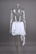 Load image into Gallery viewer, Lace Asymmetrical Pencil Skirt Women N6A190
