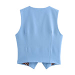 Load image into Gallery viewer, Street Fashion Stretch Denim Vest Women N5A542