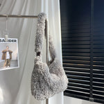 Load image into Gallery viewer, Faux Wool Cloud Shoulder Bag Large Capacity Crossbody S5P733