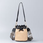 Load image into Gallery viewer, Handmade Straw Bucket Bag Women's Compact Crossbody S5P962