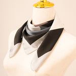 Load image into Gallery viewer, Silk Like Color-block 70x70 Scarf Multi Color Women M5A348