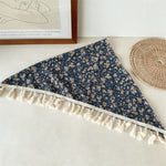 Load image into Gallery viewer, Fringe Triangle Bandana Floral Lace Scarf N6D003