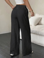 Load image into Gallery viewer, Textured Straight Leg Pants Women N6D147
