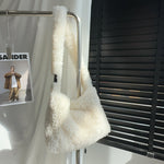 Load image into Gallery viewer, Faux Wool Cloud Shoulder Bag Large Capacity Crossbody S5P733