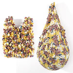Load image into Gallery viewer, Textured Shirred Pouch Nylon Multi-Functional Organizer S5P284