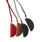 Load image into Gallery viewer, Top Grain Leather Neck Key Glasses Pouch Women S5P934