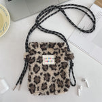 Load image into Gallery viewer, Rainbow Dots Plush Bag Women Cute Shoulder Crossbody S5P876