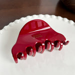 Load image into Gallery viewer, Gold Logo Acetate Hair Claw Clip Women N6C348