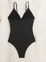 Load image into Gallery viewer, One-Piece V-Neck Swimwear Women N6C287