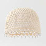 Load image into Gallery viewer, Hand Crochet Pearl Cotton Cap Women N6G214