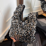 Load image into Gallery viewer, Niche Design Sequin Underarm Bag Women S5P718
