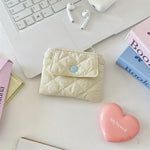 Load image into Gallery viewer, Diamond Quilted Snap Coin Wallet Women S5P874